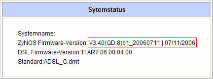 Systemstatus QD.8b1