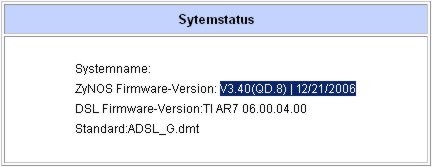 Systemstatus QD.8
